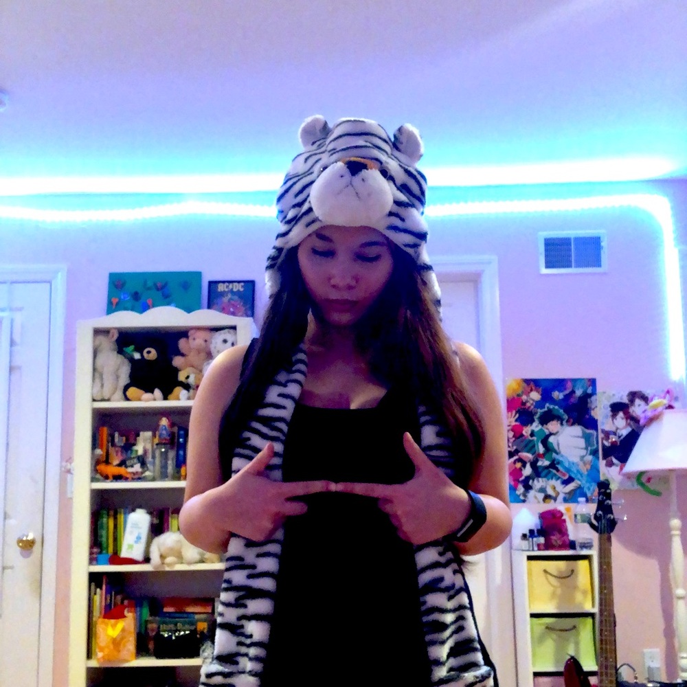 White Tiger Hat